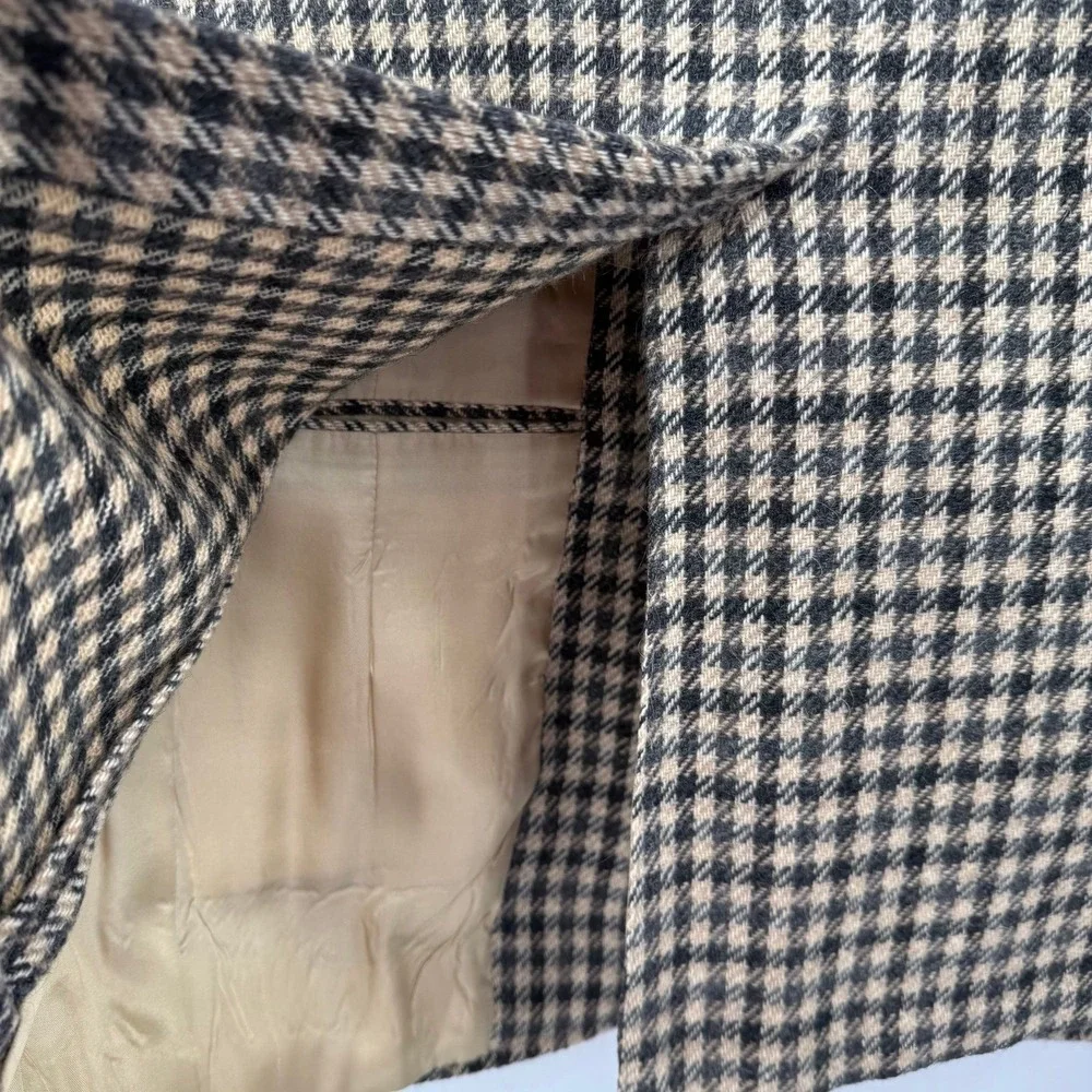 PLEASE READ  Donegal Mist Handwoven Tweed Cashmere & Kid Mohair Coat blazer‎
